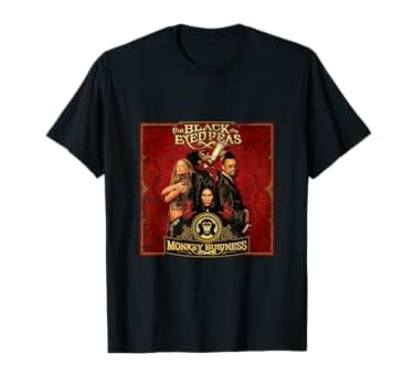 USA製　The Black Eyed Peas Tシャツ　M 古着 00's USA製 BLACK EYED PEAS ブラックアイドピーズ 全米